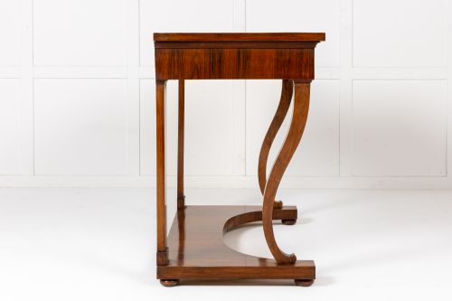 PAIR OF 19TH CENTURY ITALIAN WALNUT CONSOLE TABLES - ADDITIONAL PHOTO 5