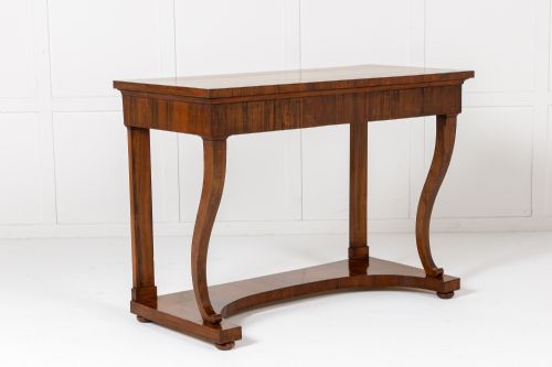 PAIR OF 19TH CENTURY ITALIAN WALNUT CONSOLE TABLES - ADDITIONAL PHOTO 6