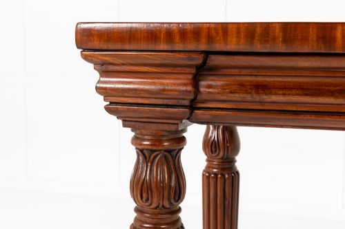 19TH CENTURY ENGLISH REGENCY MAHOGANY SERVING TABLE - ADDITIONAL PHOTO 1
