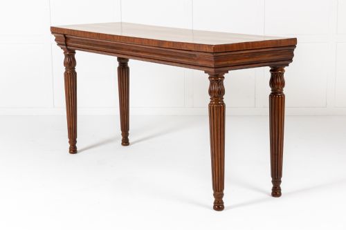 19TH CENTURY ENGLISH REGENCY MAHOGANY SERVING TABLE - ADDITIONAL PHOTO 7