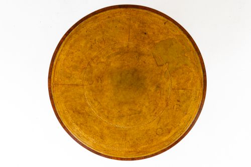 LARGE 19TH CENTURY ENGLISH REGENCY MAHOGANY DRUM TABLE - ADDITIONAL PHOTO 4