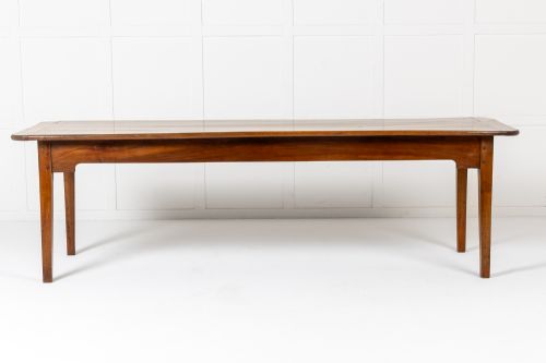 LARGE 18TH CENTURY FRENCH WALNUT FARMHOUSE TABLE - ADDITIONAL PHOTO 1