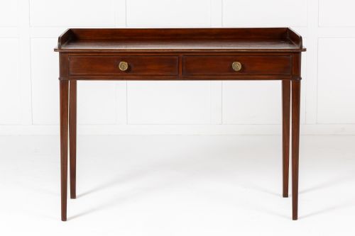19TH CENTURY ENGLISH REGENCY MAHOGANY SIDE TABLE - ADDITIONAL PHOTO 2