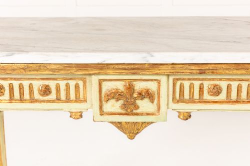 18TH CENTURY ITALIAN PAINTED CONSOLE TABLE - ADDITIONAL PHOTO 1