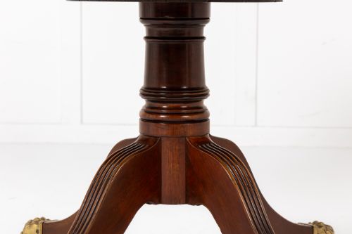 19TH CENTURY ENGLISH REGENCY MAHOGANY DRUM TABLE - ADDITIONAL PHOTO 2