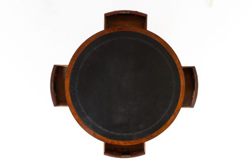 19TH CENTURY ENGLISH REGENCY MAHOGANY DRUM TABLE - ADDITIONAL PHOTO 7