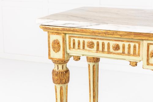 18TH CENTURY ITALIAN PAINTED CONSOLE TABLE - ADDITIONAL PHOTO 2