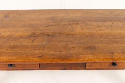 LARGE 18TH CENTURY FRENCH CHERRYWOOD FARMHOUSE TABLE - ADDITIONAL PHOTO 2