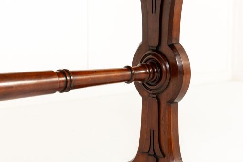 LARGE 19TH CENTURY ENGLISH MAHOGANY LIBRARY TABLE - ADDITIONAL PHOTO 11