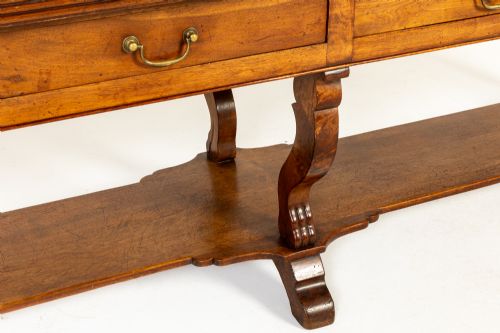 LARGE 19TH CENTURY ITALIAN WALNUT DRAPERS TABLE - ADDITIONAL PHOTO 6