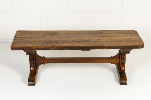 18TH CENTURY OAK AND BEECH REFECTORY TABLE - ADDITIONAL PHOTO 4
