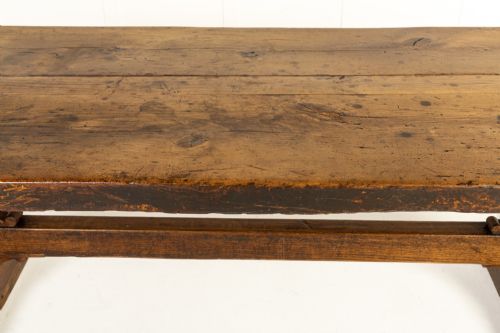 18TH CENTURY OAK AND BEECH REFECTORY TABLE - ADDITIONAL PHOTO 5