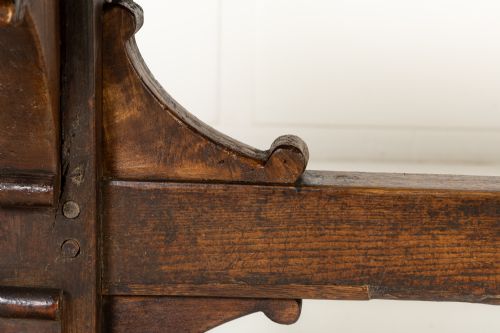 18TH CENTURY OAK AND BEECH REFECTORY TABLE - ADDITIONAL PHOTO 8