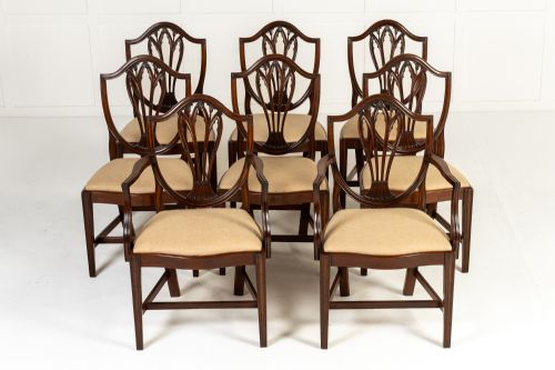 SET OF EIGHT 19TH CENTURY MAHOGANY DINING CHAIRS - ADDITIONAL PHOTO 2