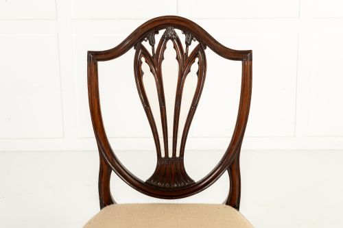 SET OF EIGHT 19TH CENTURY MAHOGANY DINING CHAIRS - ADDITIONAL PHOTO 4