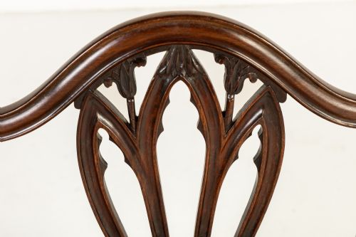 SET OF EIGHT 19TH CENTURY MAHOGANY DINING CHAIRS - ADDITIONAL PHOTO 5