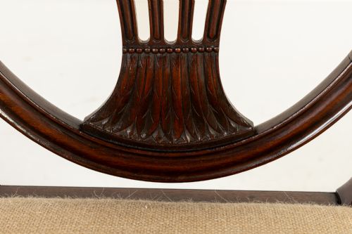 SET OF EIGHT 19TH CENTURY MAHOGANY DINING CHAIRS - ADDITIONAL PHOTO 6