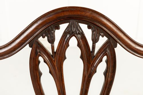 SET OF EIGHT 19TH CENTURY MAHOGANY DINING CHAIRS - ADDITIONAL PHOTO 14