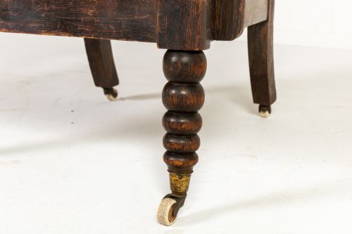 LARGE 19TH CENTURY ENGLISH BOBBIN CHAIR - ADDITIONAL PHOTO 6