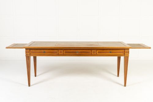 GRAND SCALE MID 20TH CENTURY ROSEWOOD BUREAU PLAT - ADDITIONAL PHOTO 1