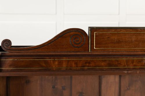 GRAND SCALE 19TH CENTURY ENGLISH REGENCY MAHOGANY SECRETAIRE BOOKCASE - ADDITIONAL PHOTO 5
