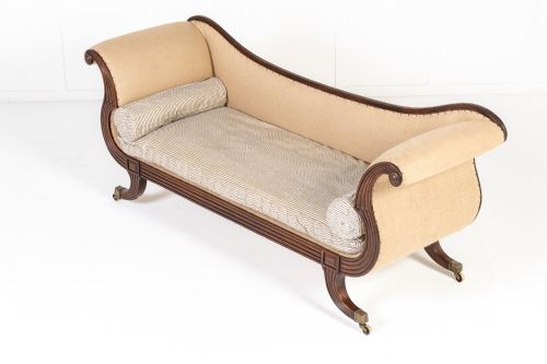 19TH CENTURY ENGLISH REGENCY ROSEWOOD SOFA - ADDITIONAL PHOTO 1