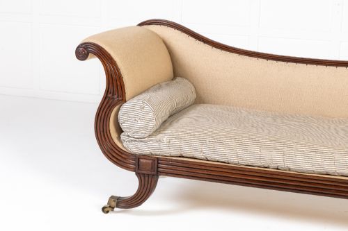 19TH CENTURY ENGLISH REGENCY ROSEWOOD SOFA - ADDITIONAL PHOTO 2