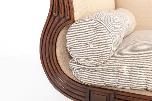 19TH CENTURY ENGLISH REGENCY ROSEWOOD SOFA - ADDITIONAL PHOTO 3