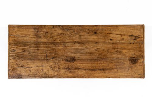 18TH CENTURY ENGLISH ASH AND OAK RUSTIC FARMHOUSE TABLE - ADDITIONAL PHOTO 3