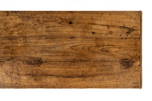 18TH CENTURY ENGLISH ASH AND OAK RUSTIC FARMHOUSE TABLE - ADDITIONAL PHOTO 4