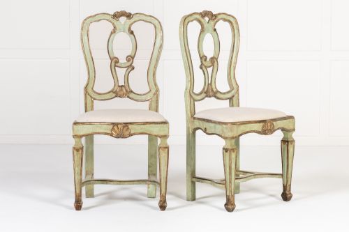 SET OF TEN 18TH CENTURY ITALIAN PAINTED CHAIRS - ADDITIONAL PHOTO 2