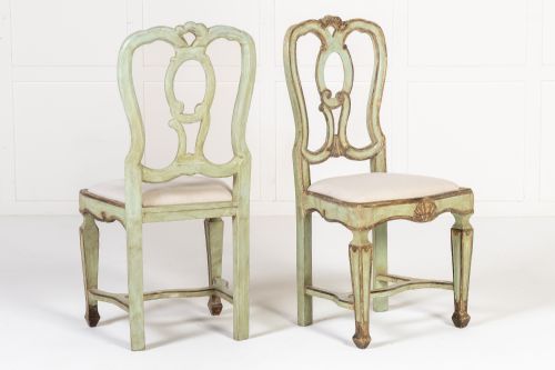 SET OF TEN 18TH CENTURY ITALIAN PAINTED CHAIRS - ADDITIONAL PHOTO 3