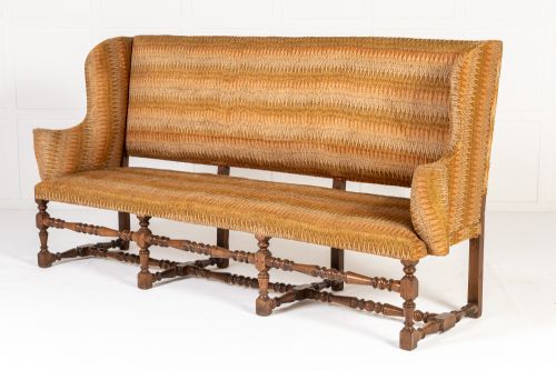MONUMENTAL 18TH CENTURY ITALIAN WALNUT SOFASETTEE - ADDITIONAL PHOTO 1