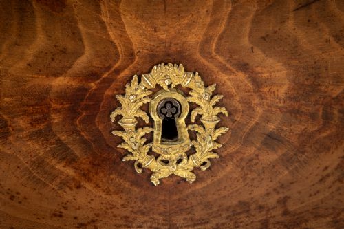 EARLY 19TH CENTURY FRENCH MAHOGANY SEMAINIER - ADDITIONAL PHOTO 4