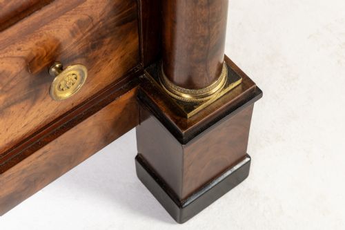 EARLY 19TH CENTURY FRENCH MAHOGANY SEMAINIER - ADDITIONAL PHOTO 6