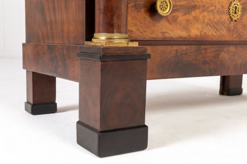 EARLY 19TH CENTURY FRENCH MAHOGANY SEMAINIER - ADDITIONAL PHOTO 7