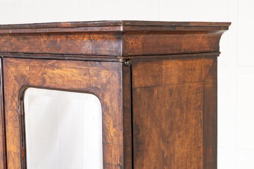 EARLY 18TH CENTURY ENGLISH GEORGE I WALNUT BUREAU BOOKCASE - ADDITIONAL PHOTO 8