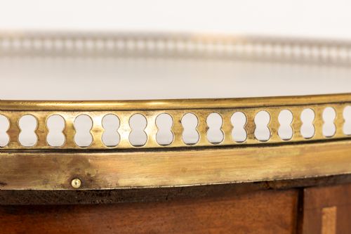 EARLY 19TH CENTURY FRENCH MAHOGANY AND SATINWOOD GURIDON - ADDITIONAL PHOTO 2