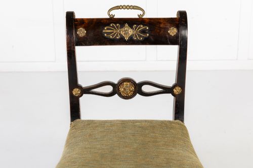 SET OF SIX EARLY 19TH CENTURY ENGLISH REGENCY DINING CHAIRS - ADDITIONAL PHOTO 4