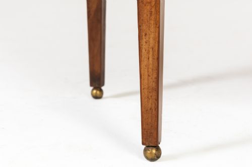 SMALL 18TH CENTURY FRENCH MAHOGANY SIDE CABINET WITH MARBLE TOP - ADDITIONAL PHOTO 7