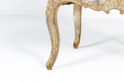 LARGE SCALE PAIR OF 18TH CENTURY ITALIAN SILVER GILT ARMCHAIRS - ADDITIONAL PHOTO 5