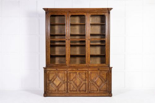 EARLY 19TH CENTURY FRENCH MAHOGANY BOOKCASE