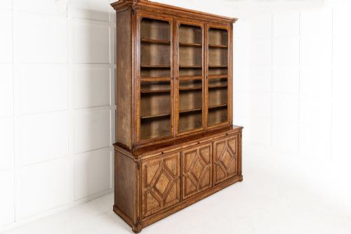 EARLY 19TH CENTURY FRENCH MAHOGANY BOOKCASE - ADDITIONAL PHOTO 1