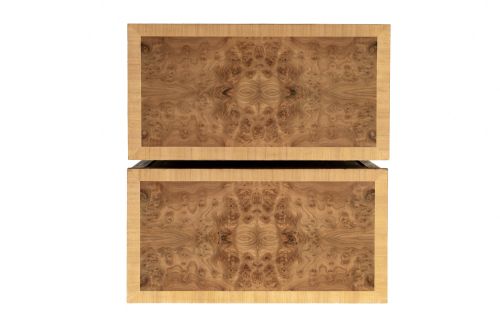 PAIR OF 19TH CENTURY FRENCH BURR ELM COMMODES - ADDITIONAL PHOTO 5