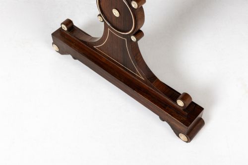 19TH CENTURY ENGLISH REGENCY ROSEWOOD LIBRARY TABLE - ADDITIONAL PHOTO 1