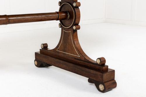 19TH CENTURY ENGLISH REGENCY ROSEWOOD LIBRARY TABLE - ADDITIONAL PHOTO 4