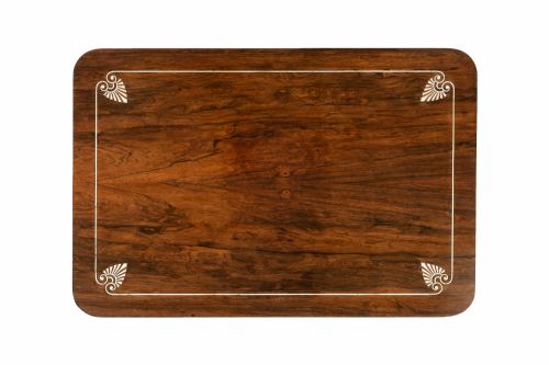 19TH CENTURY ENGLISH REGENCY ROSEWOOD LIBRARY TABLE - ADDITIONAL PHOTO 5