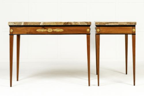 PAIR OF 18TH CENTURY ITALIAN CHERRYWOOD CONSOLES - ADDITIONAL PHOTO 5
