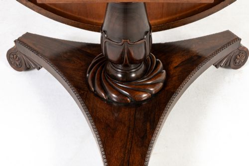 19TH CENTURY SCOTTISH REGENCY ROSEWOOD CENTRE TABLE - ADDITIONAL PHOTO 4