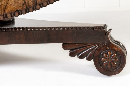 19TH CENTURY SCOTTISH REGENCY ROSEWOOD CENTRE TABLE - ADDITIONAL PHOTO 7